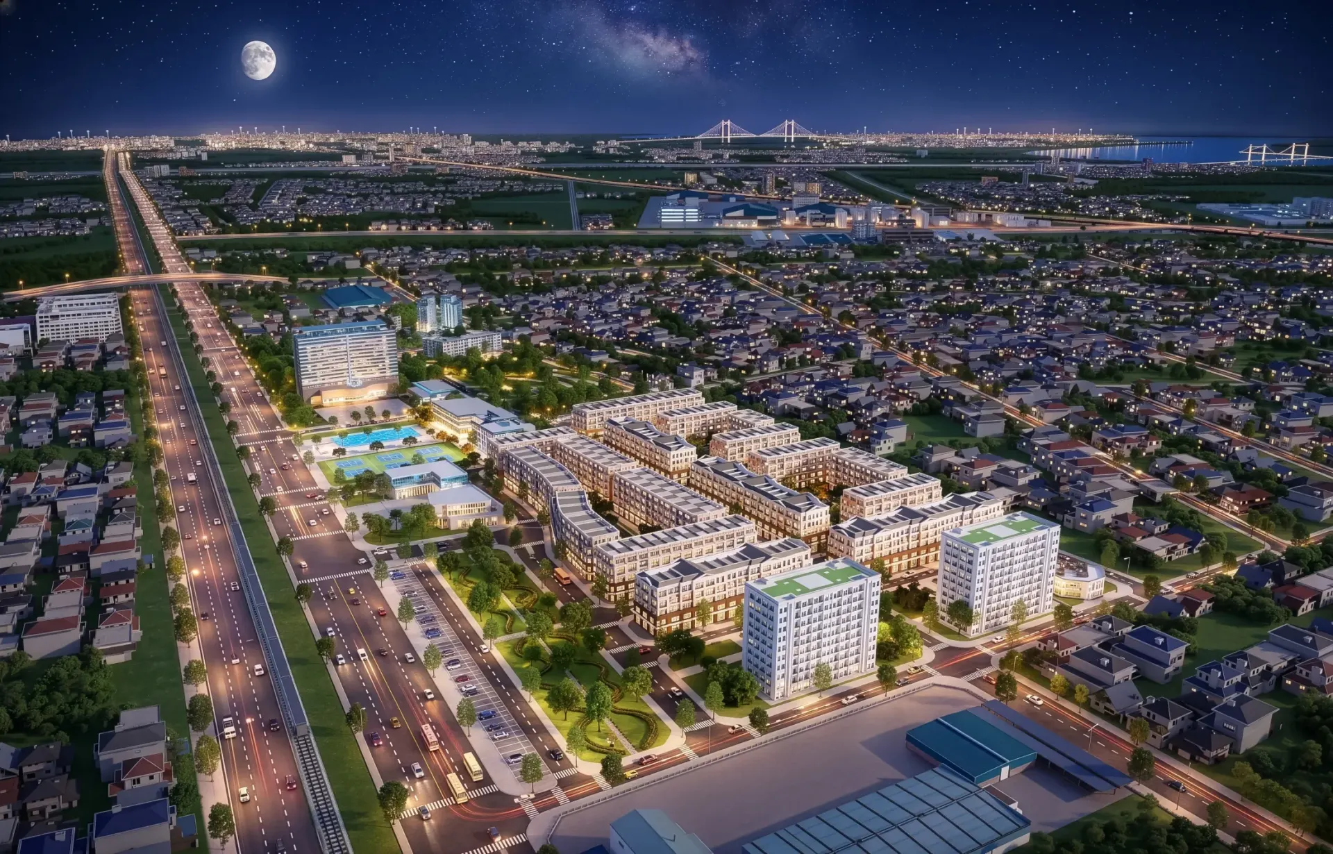 Phối cảnh NAMMON Square về đêm